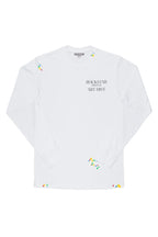 Palmer White Long Sleeve T-Shirt