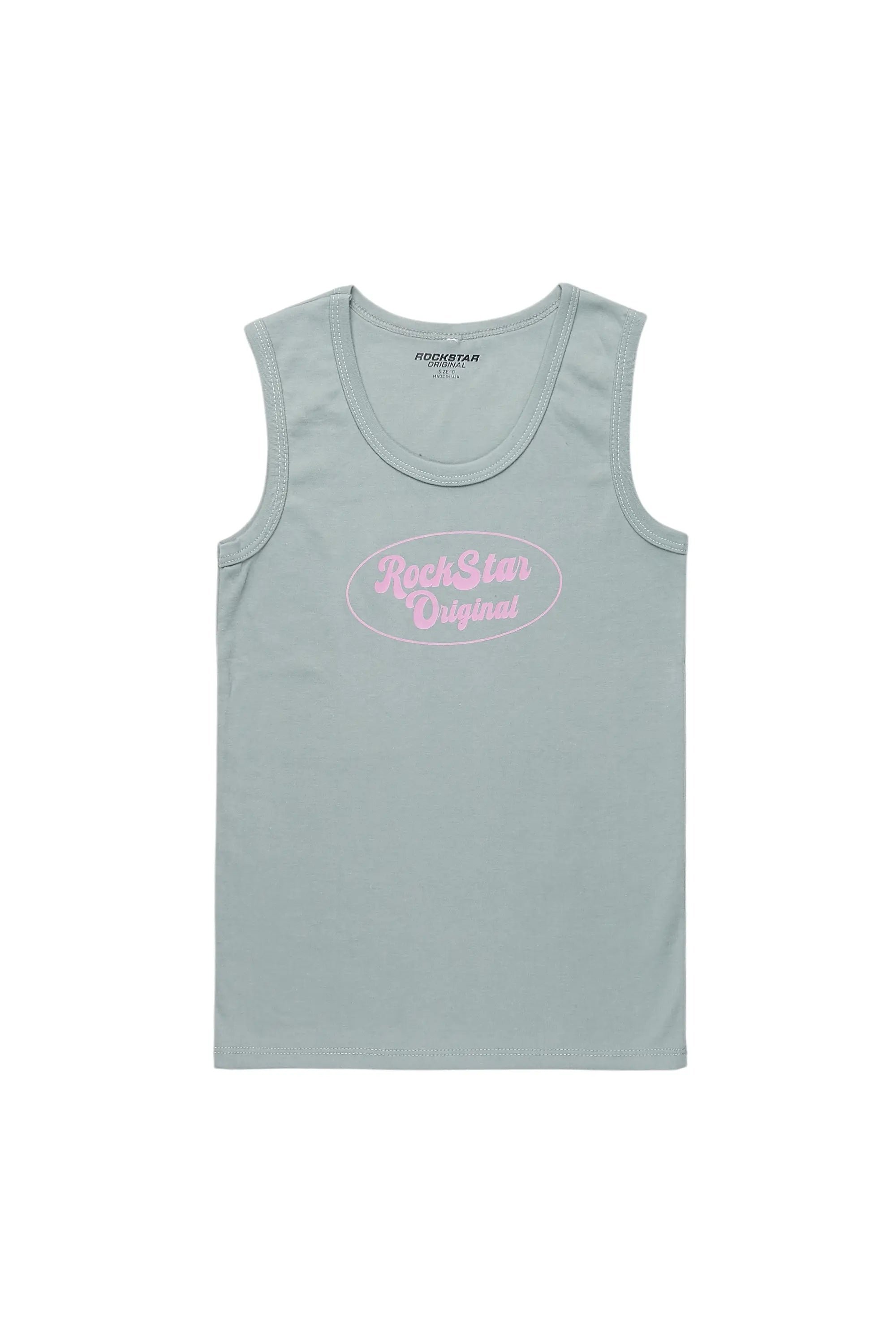 Girls Noir Grey Tank Top