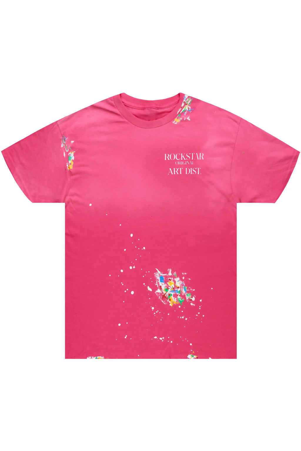 Palmer Pink/White Graphic T-Shirt