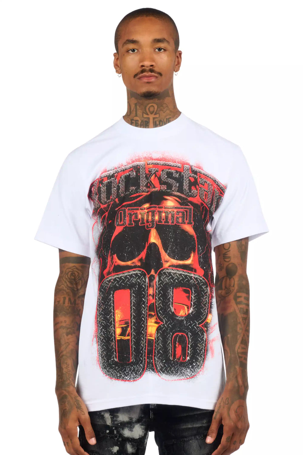 Kure White/Multi Oversized Graphic T-Shirt