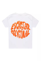 Boys Thierry White/Orange Graphic T-Shirt
