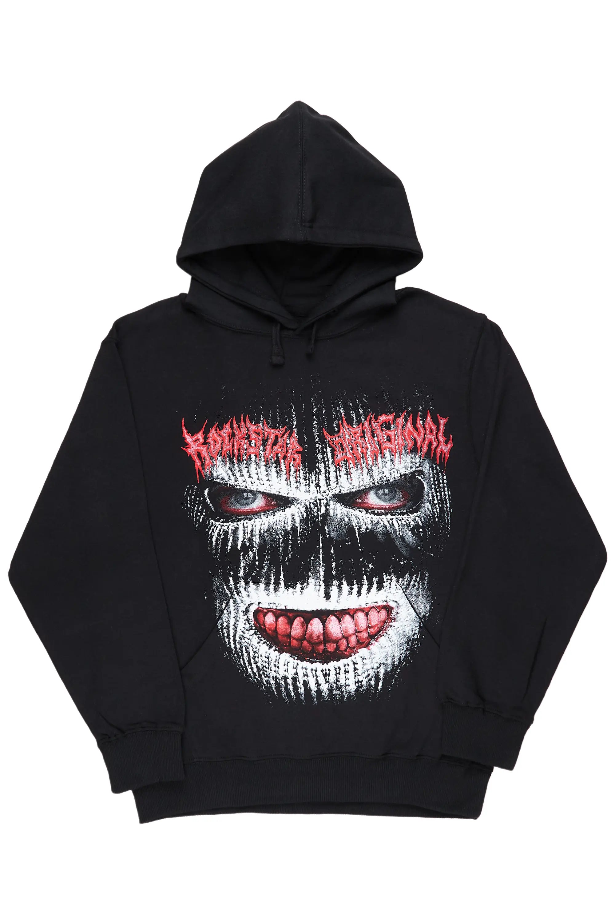 Monstre Black Graphic Hoodie