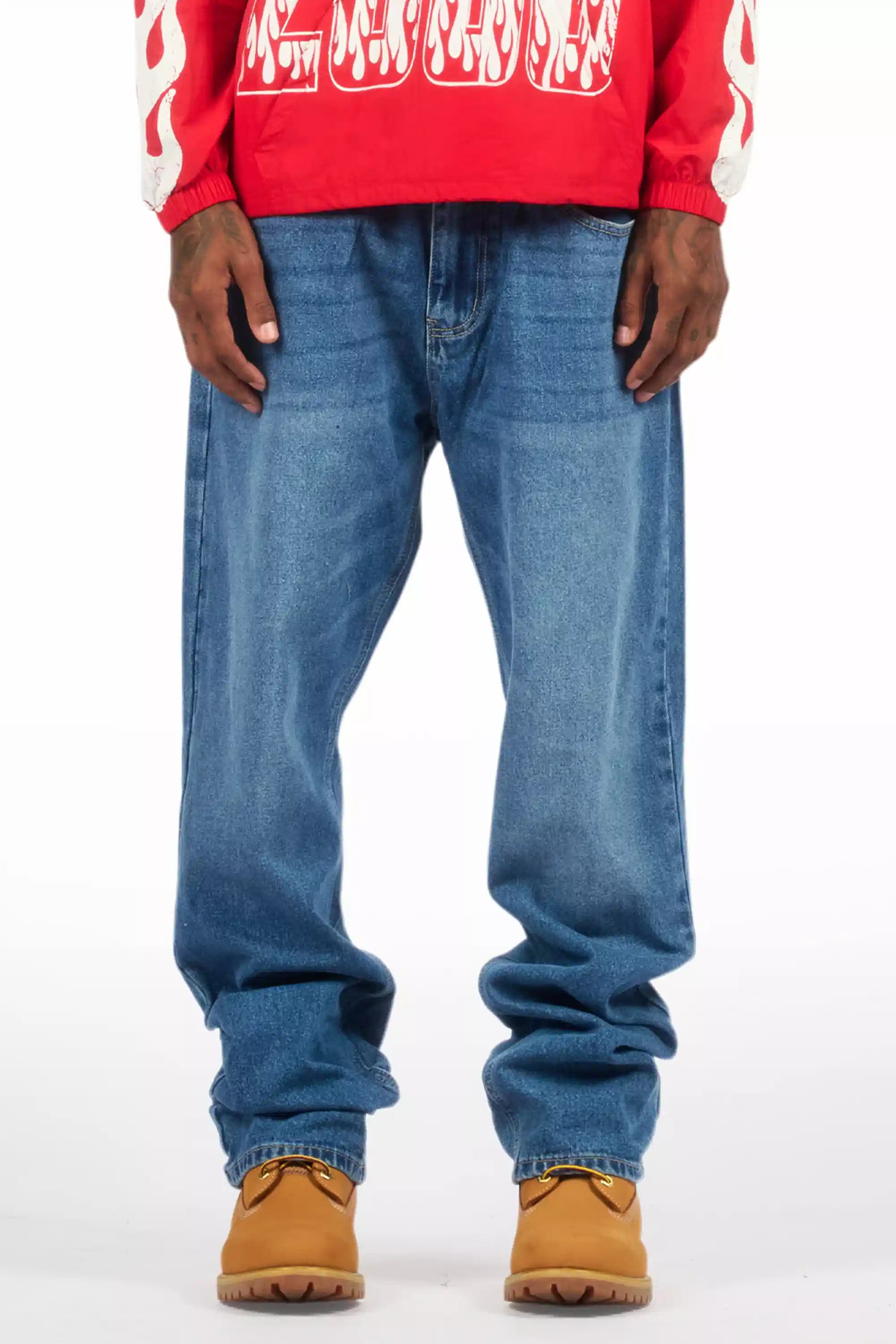 Basik Indigo Baggy Jean