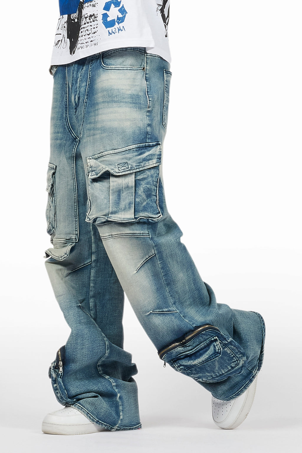 Velo Blue Baggy Fit Jean