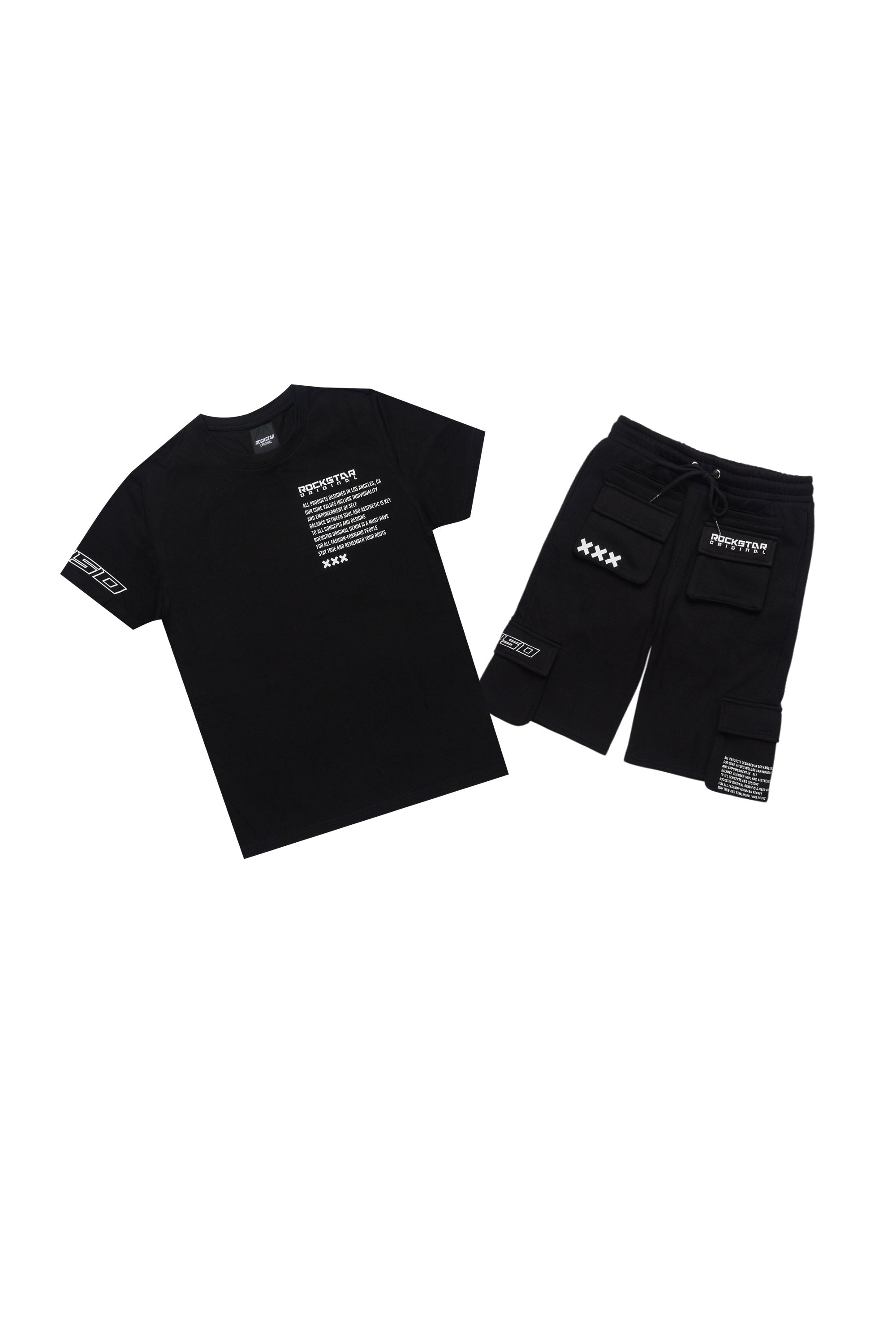 Boys Jash Black Short Set