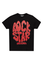 Boys Cass Black/Red Graphic T-Shirt