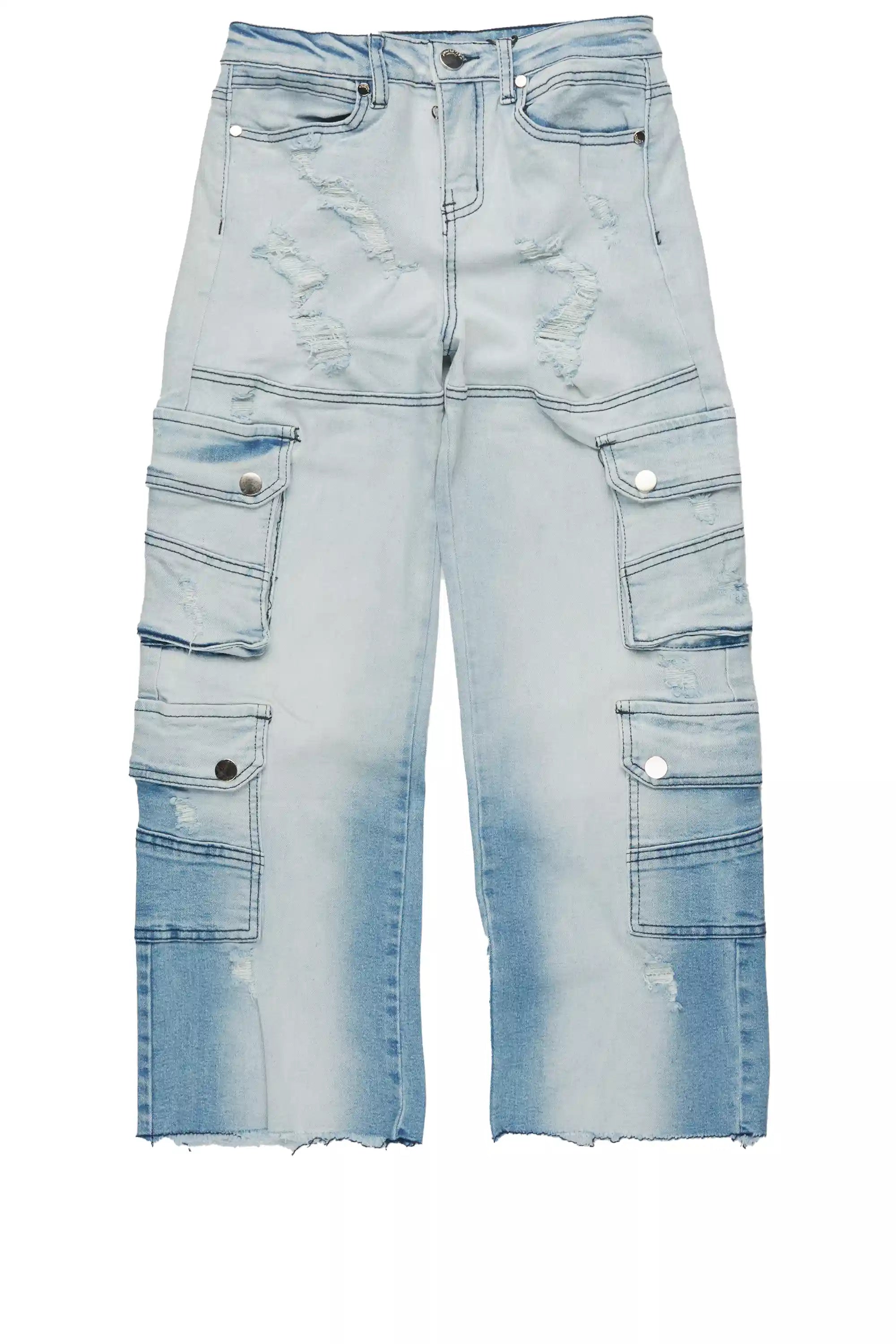 Boys Keylor Light Blue Baggy Fit Jean