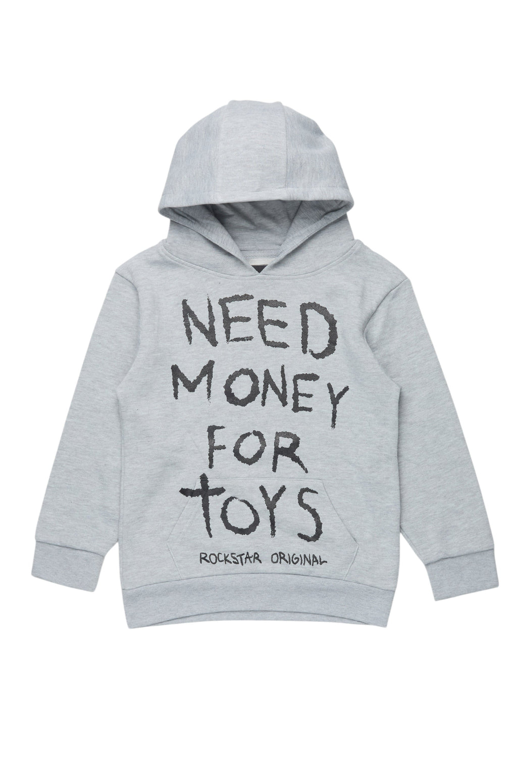 Boys M4 Toys Grey/Black Graphic Hoodie