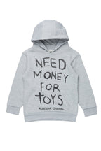 Boys M4 Toys Grey/Black Graphic Hoodie