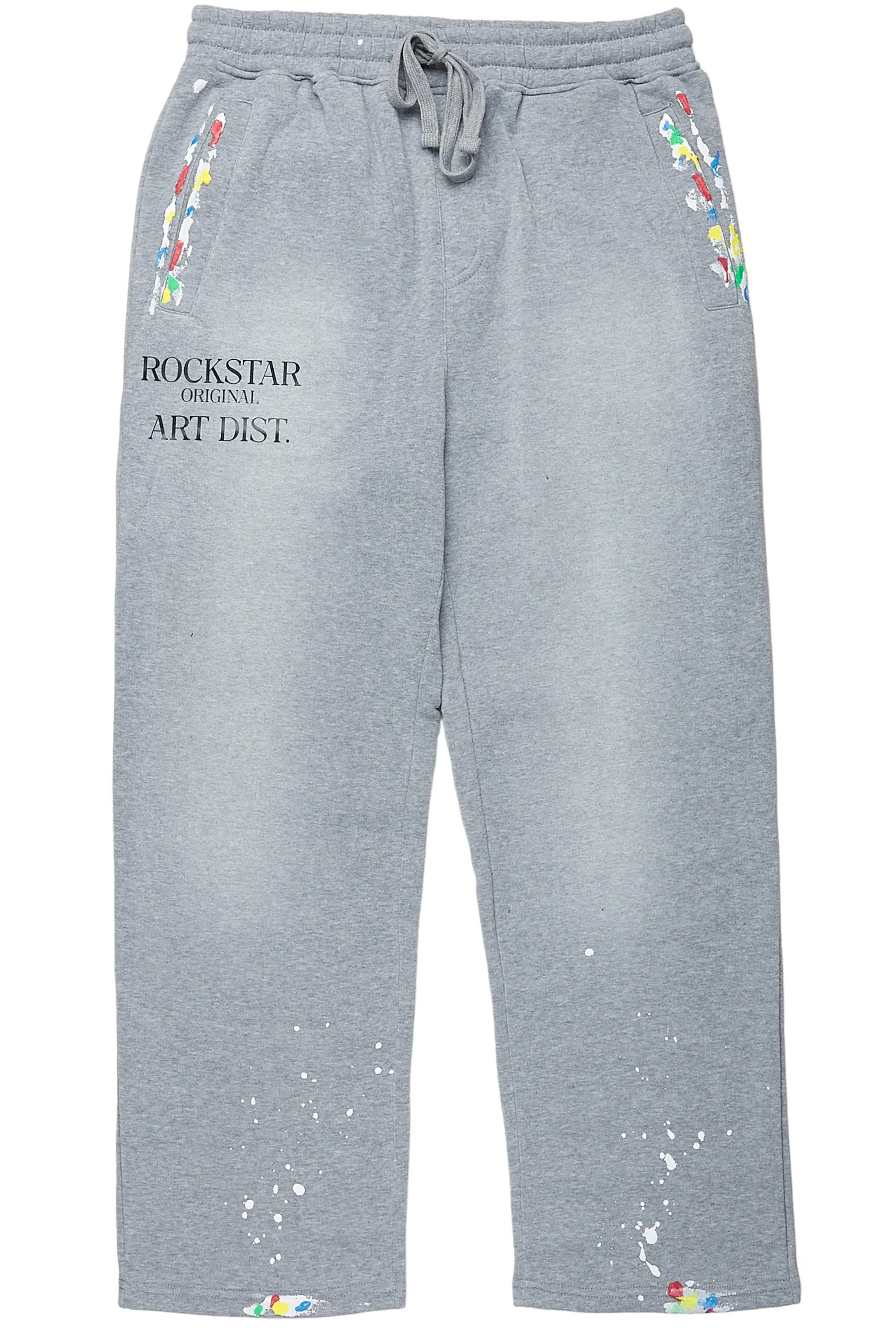 Alix Heather Grey Baggy Fit Sweatpants