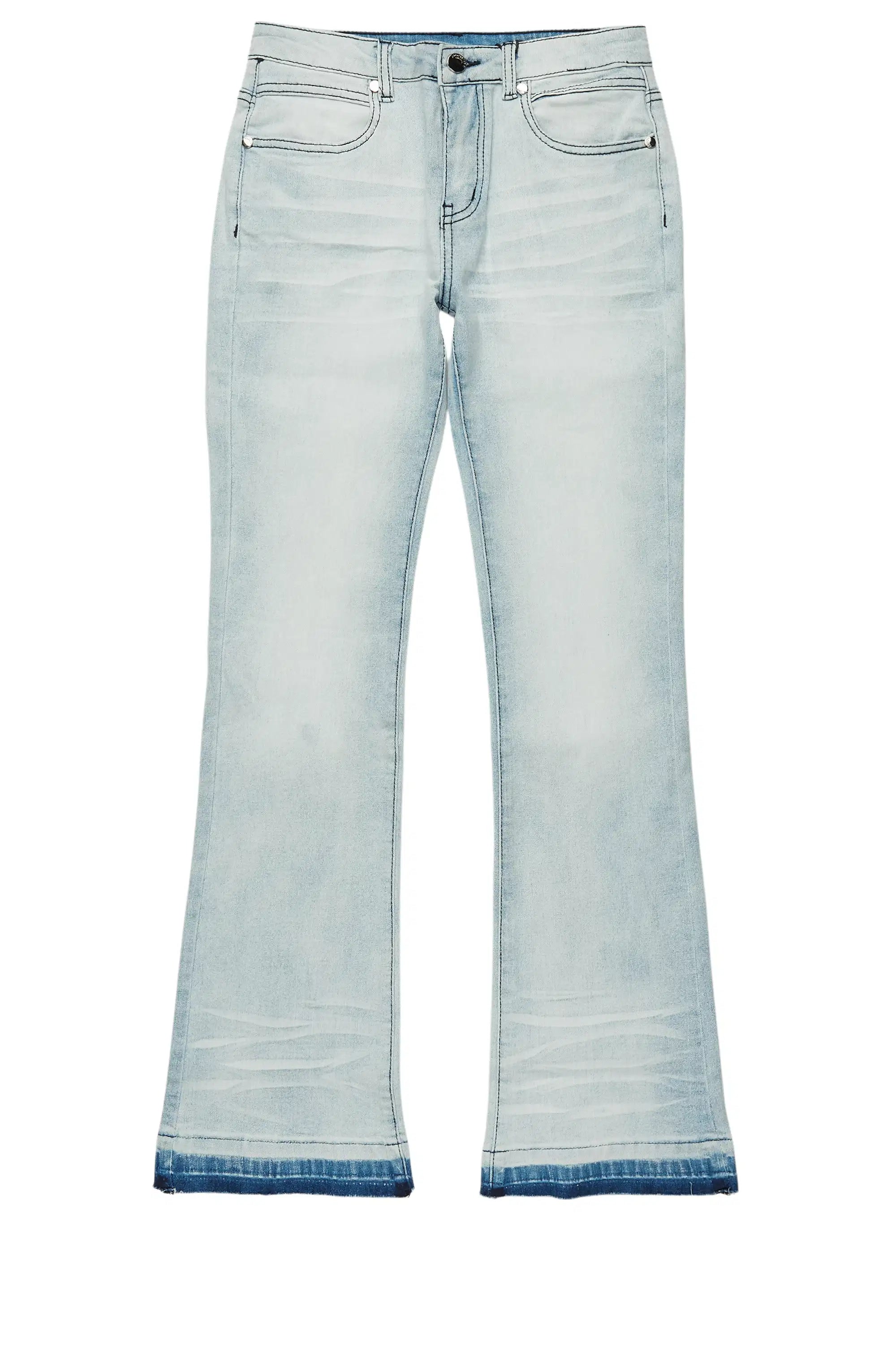 Boys Dag Blue Stacked Flare Jean