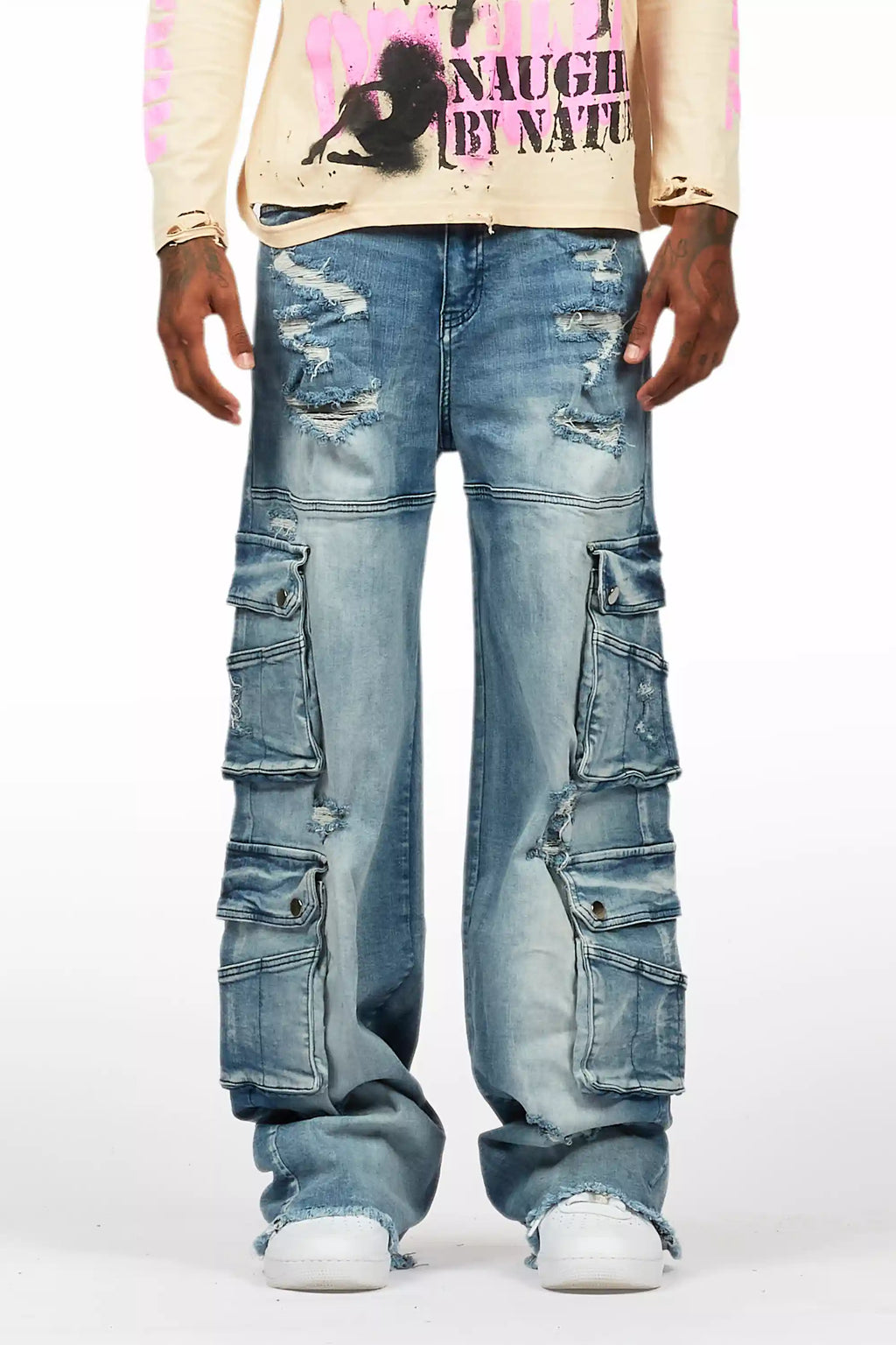 Keylor Blue Baggy Fit Jean