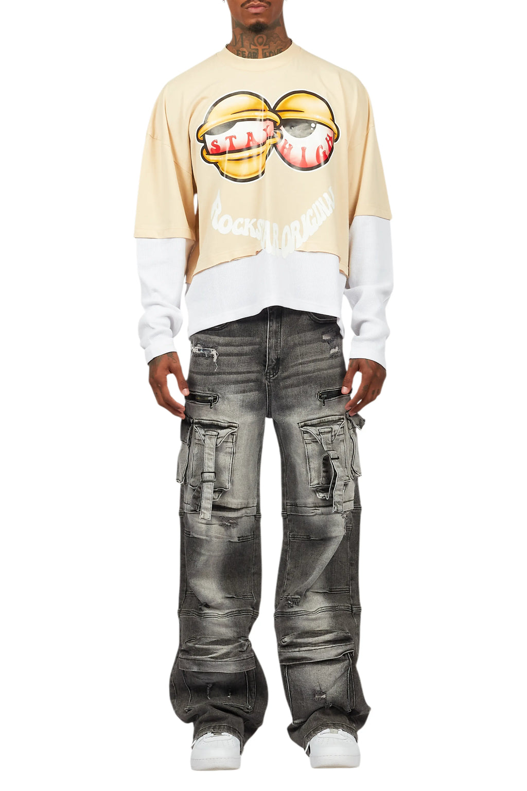 Berdi Black Wash Baggy Fit Jean