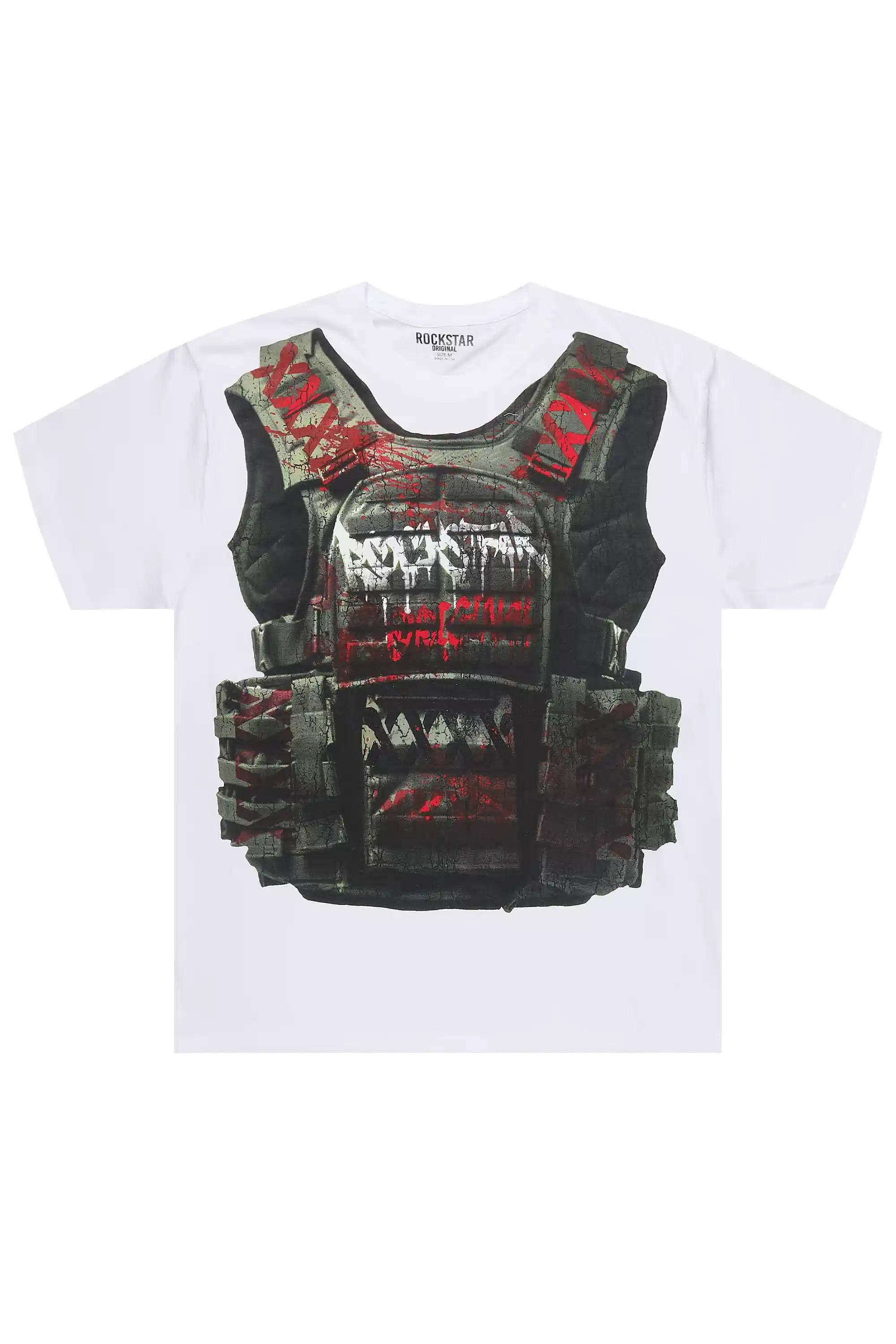 Reilly White Graphic T-Shirt