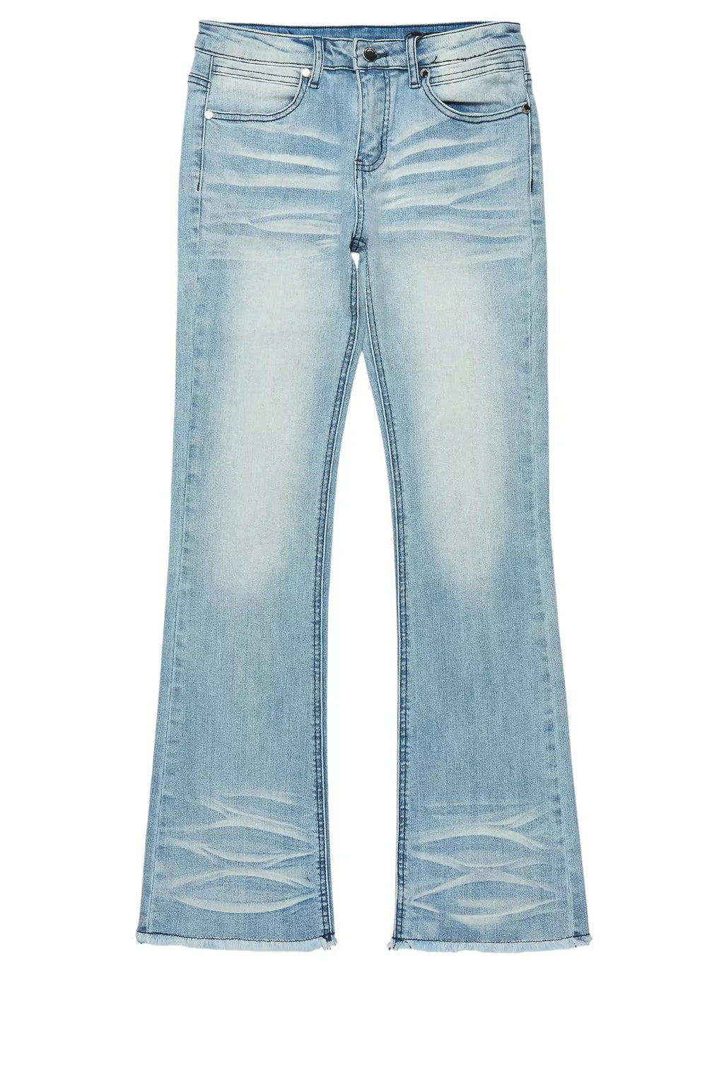 Boys Dag Dark Blue Stacked Flare Jean