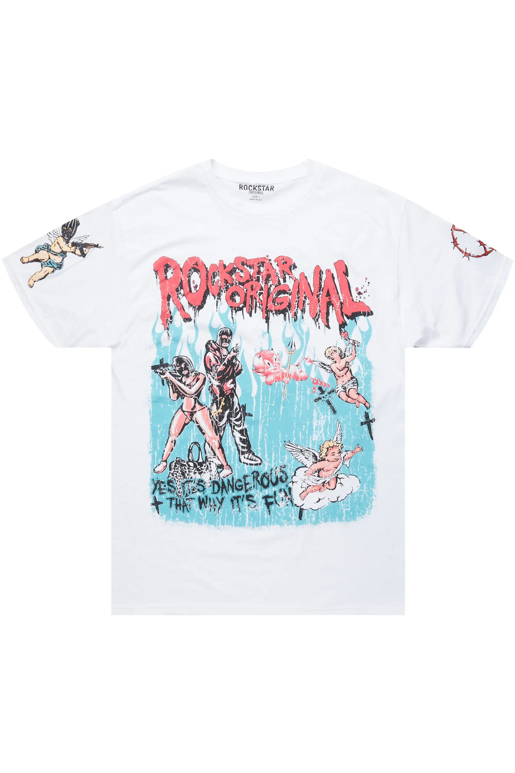 Little Lord White Graphic T-Shirt