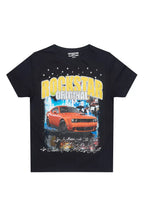 Boys Zerix Black Graphic T-Shirt