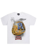 Champ White Graphic Rhinestone T-Shirt