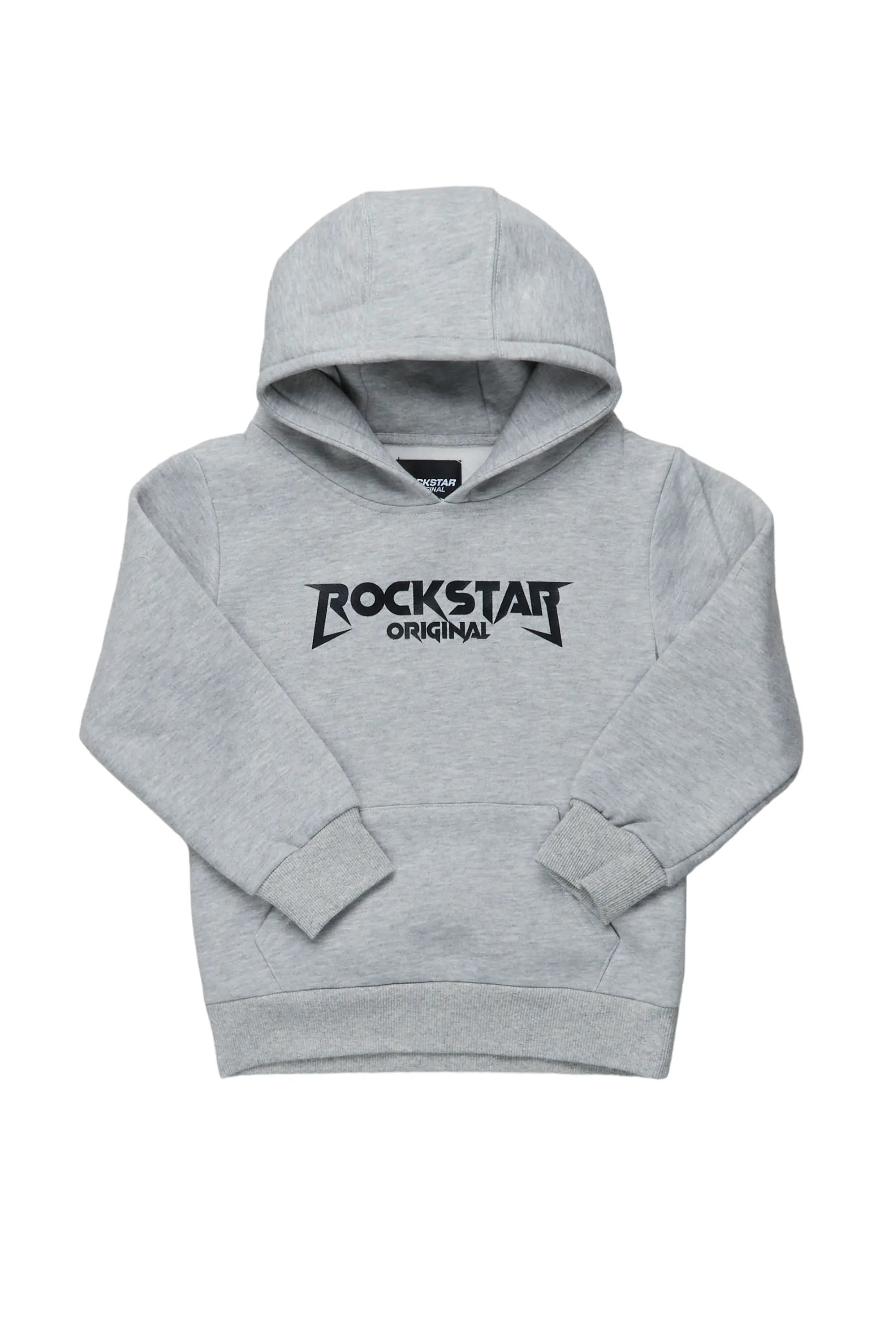 Boys Roman Grey Graphic Hoodie