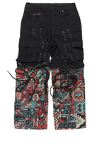 Boys Baatar Jet Black  Baggy Fit Jean