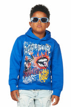 Boys Yooz Royal Graphic Hoodie