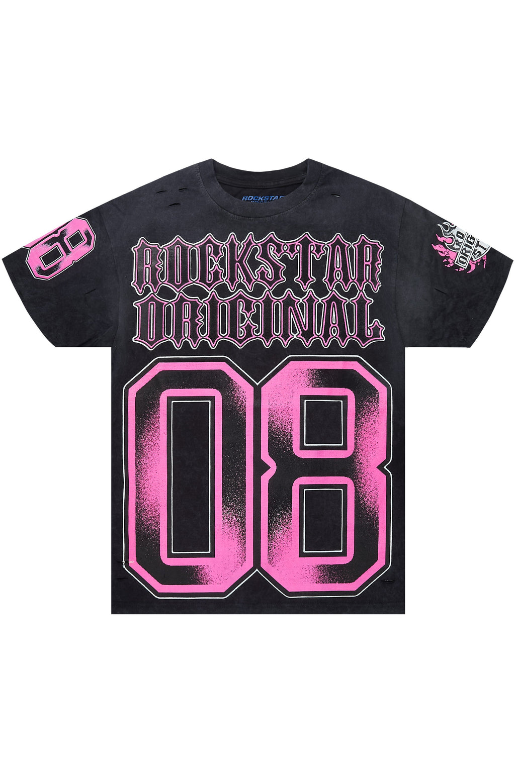 Alim Black Oversized Graphic T-Shirt