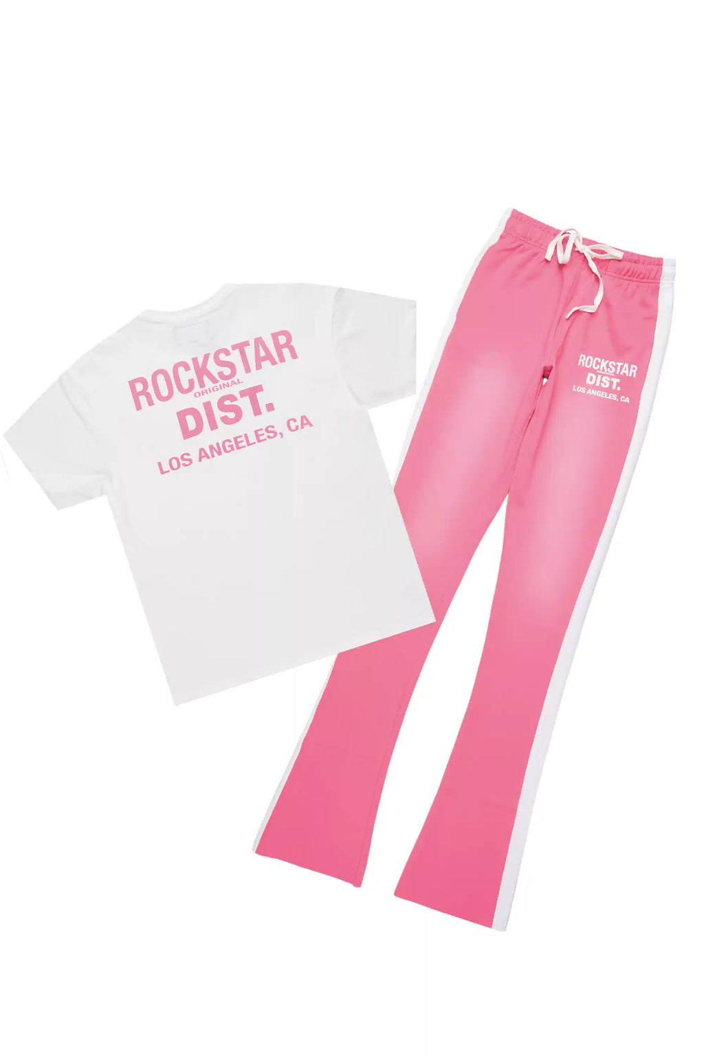 Atlanty 2.0 White/Hot Pink T-Shirt Trackset