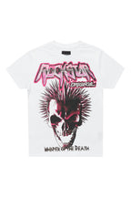 Girls Bastina White Graphic T-Shirt