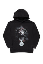 Boys Amina Black Graphic Hoodie