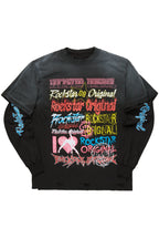 Floridabolous Black Long Sleeve Graphic T-Shirt