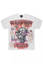 Shamere White Graphic Short Sleeve Tee