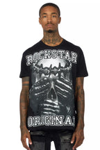 Eden Black Oversized Graphic T-Shirt