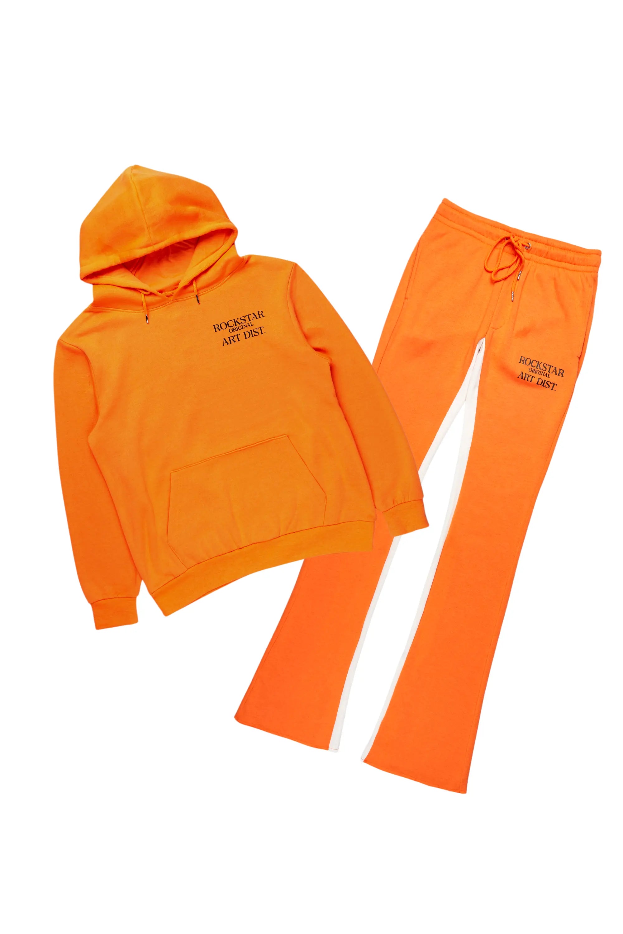 Briggs Orange Hoodie/Baggy Fit Pant Set