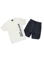 Xadrian White T-Shirt/Short Set
