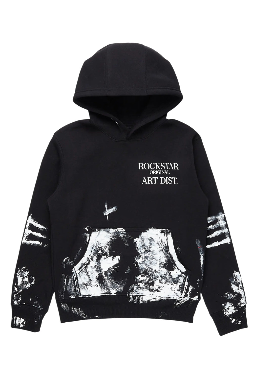 Boys Filip Black Graphic Hoodie