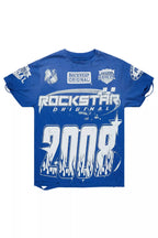 Esha Royal Blue Oversized T-Shirt