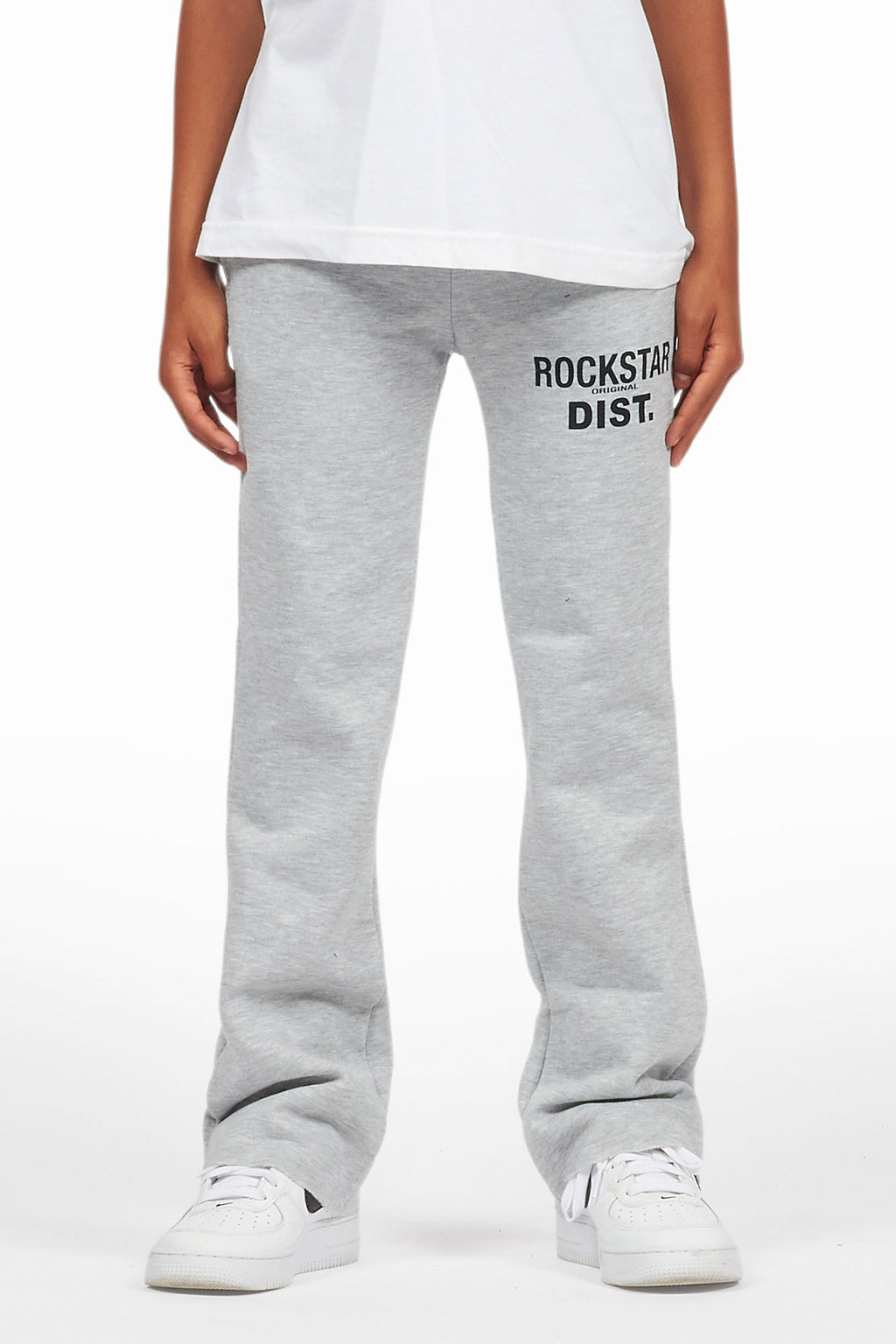 Boys Alpine Grey Stacked Trackpant
