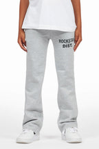 Boys Alpine Grey Stacked Trackpant