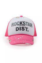 Boys Neptune White/Hot Pink Trucker Hat