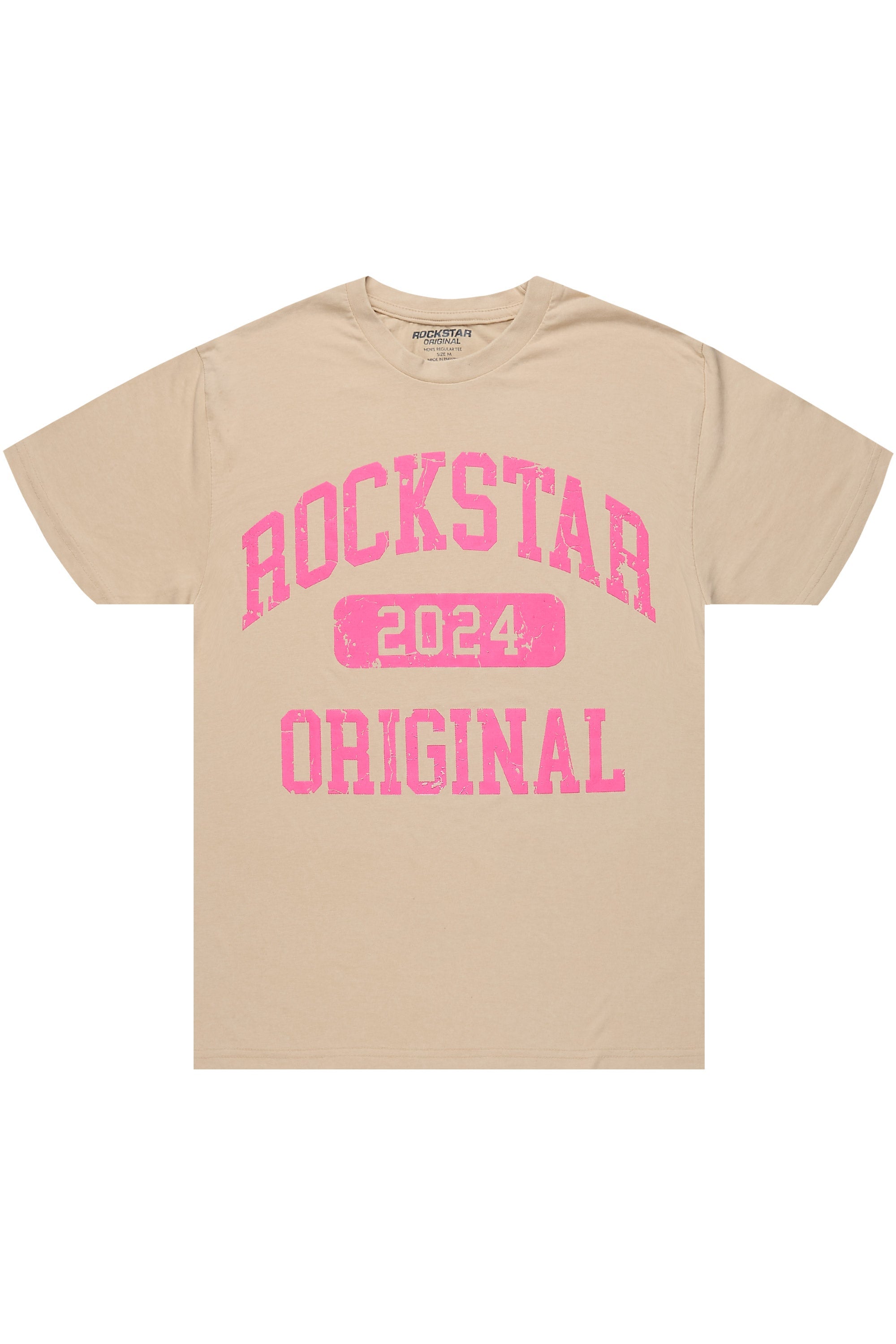 Myesha Beige Oversized T-Shirt