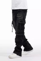 Boys Rodion Dark Grey Slim Fit Cargo Jean