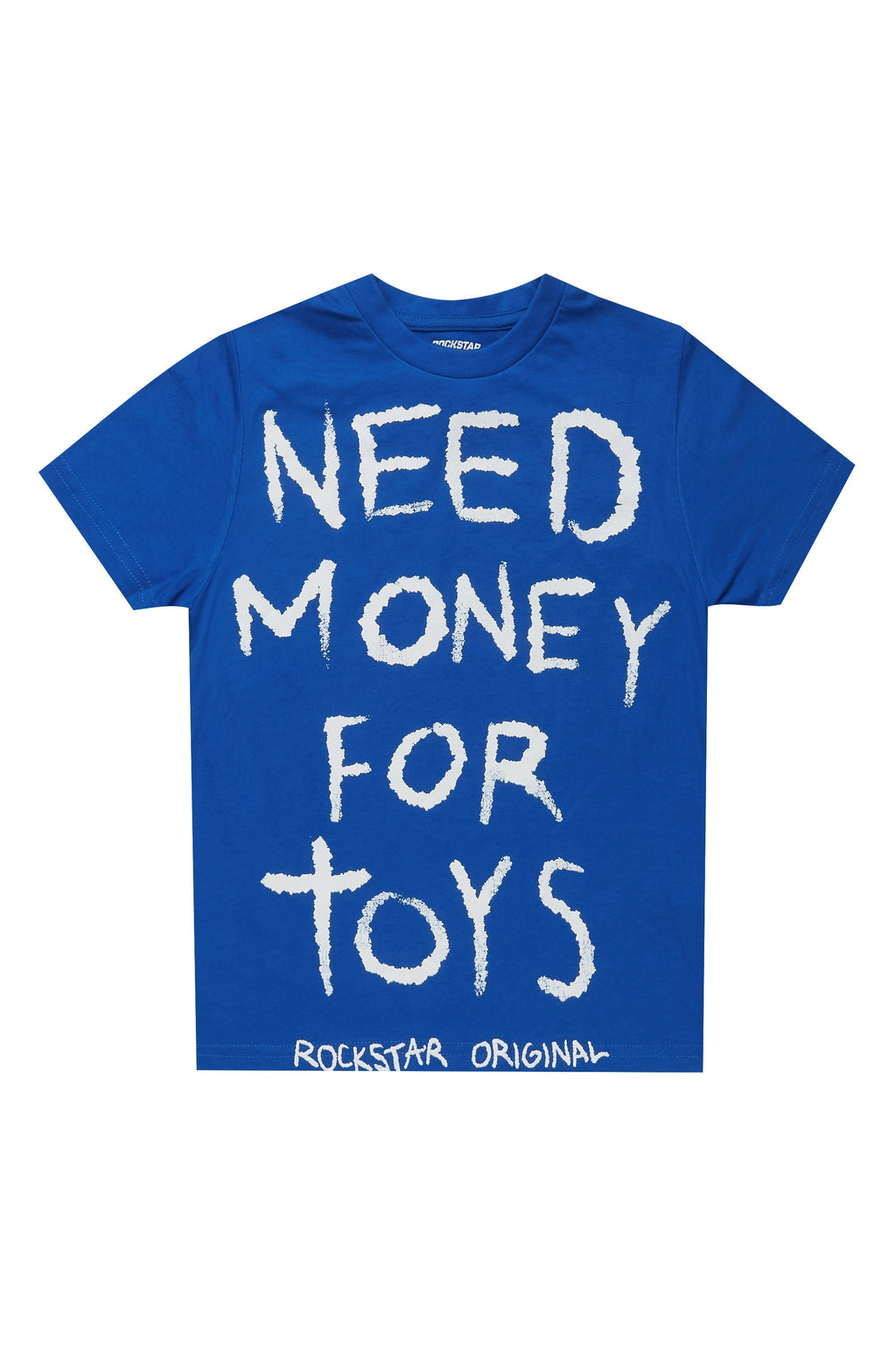 Boys M4Toys Royal Blue/White Graphic T-Shirt