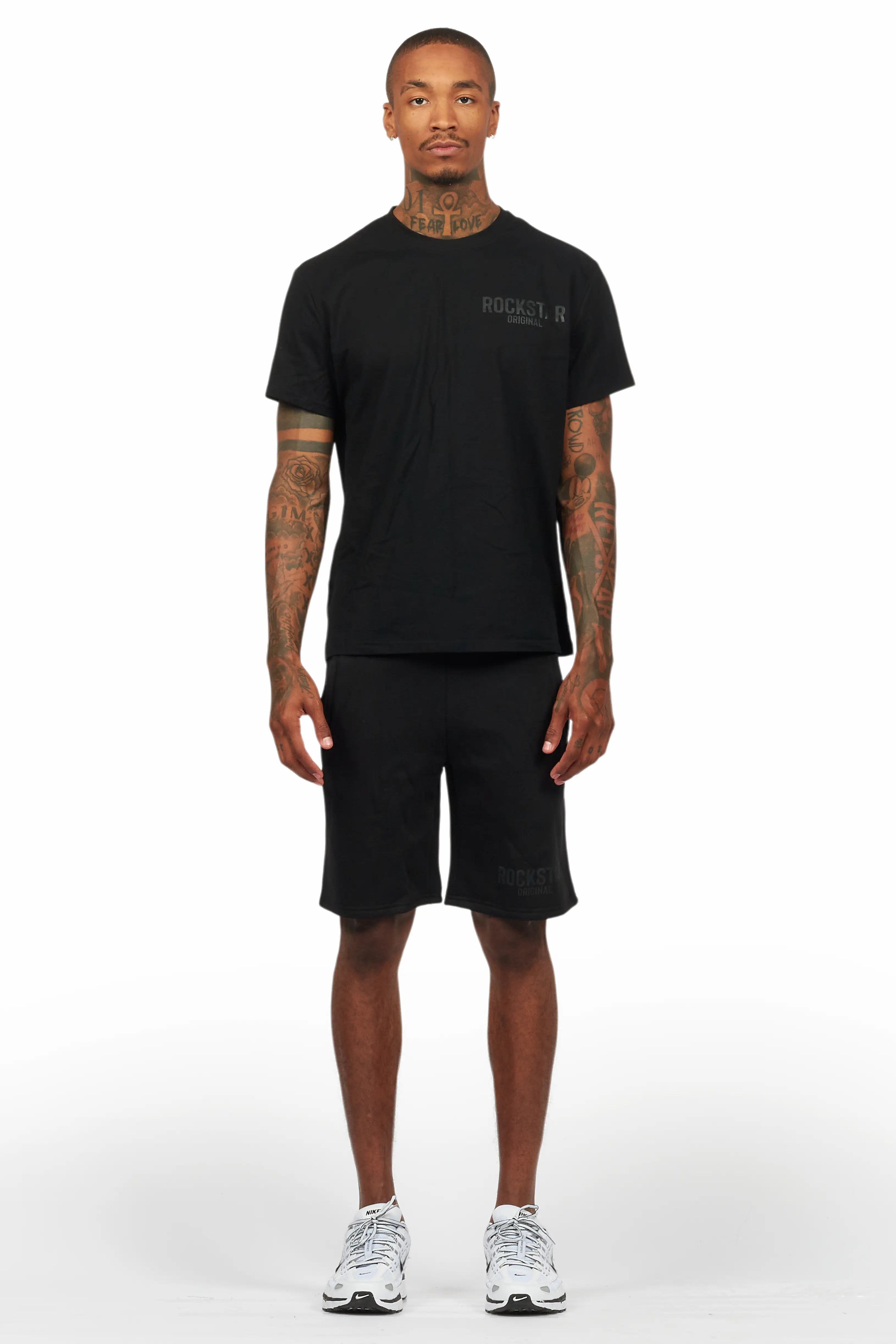 Sana Black/Black Short Set