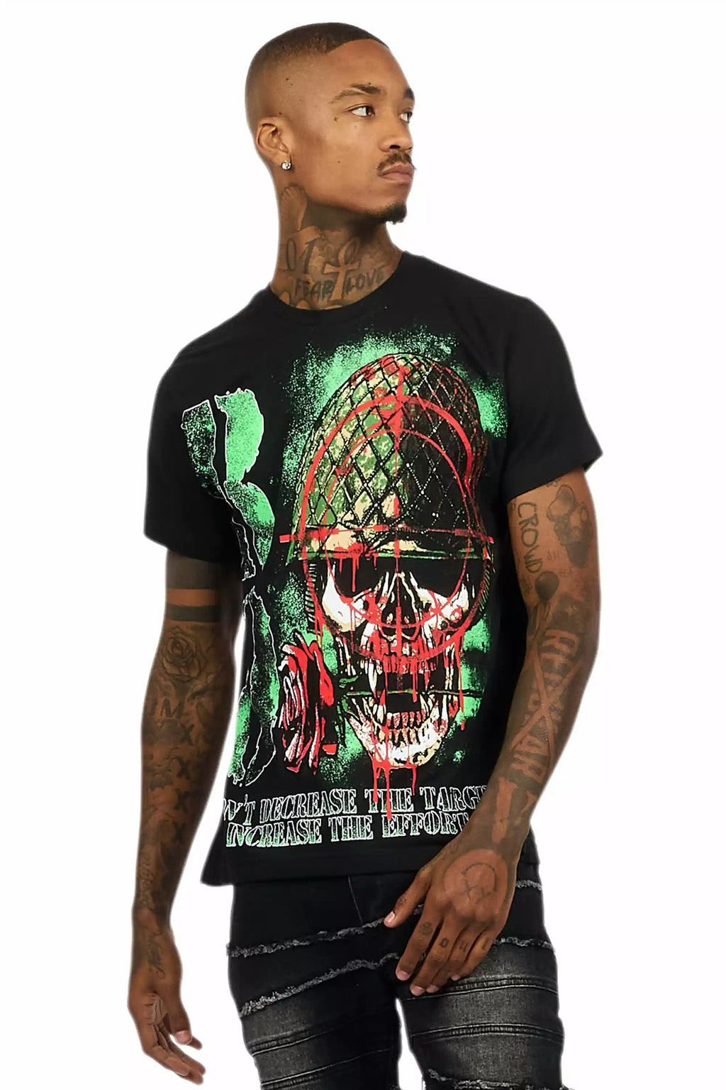 Kilshot Romance Black Graphic T-Shirt