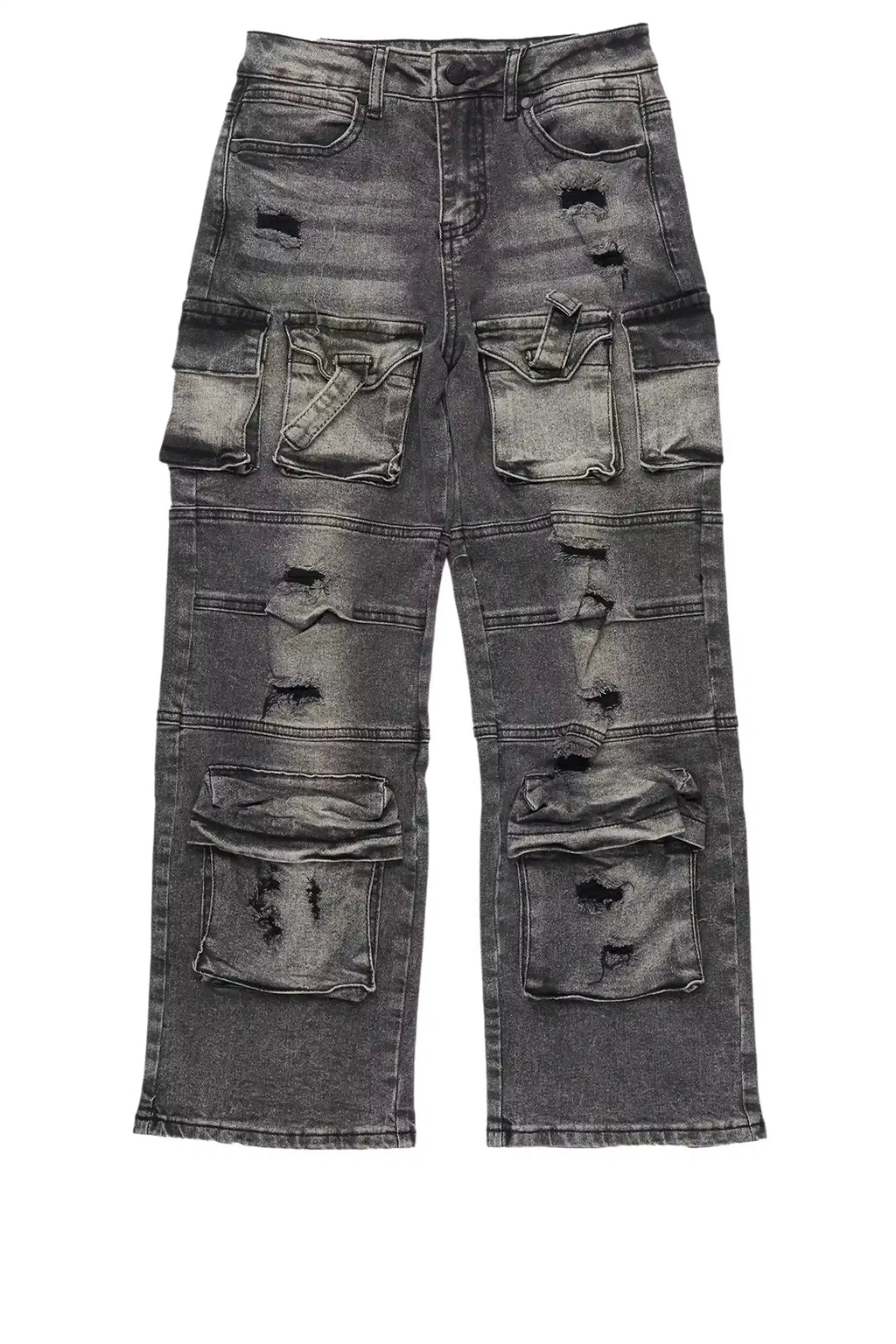 Boys Berdi Black Baggy Fit Jean