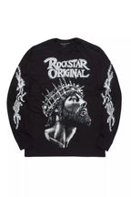 Darius Black Long Sleeve Graphic T-Shirt