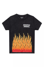 Boys Roeland Vintage Black Graphic T-Shirt