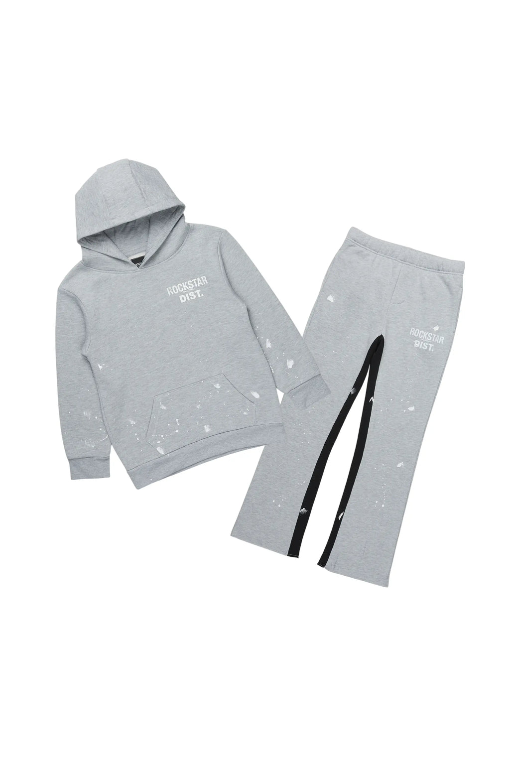 Boys Raffer Grey/White  Stacked Flare Track Set