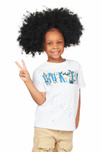 Girls Camila White Graphic T-Shirt