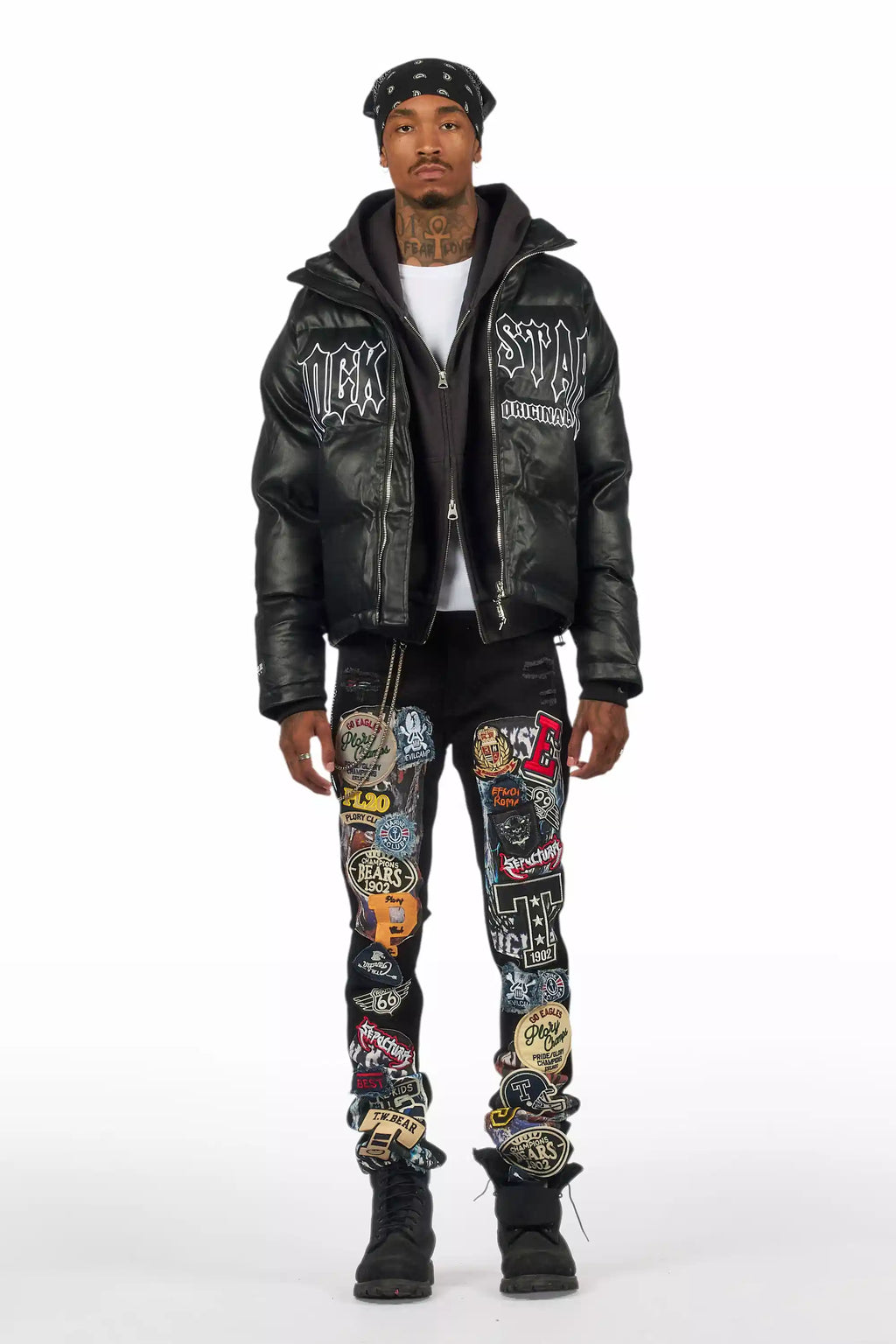 Ravi Black Puffer Jacket